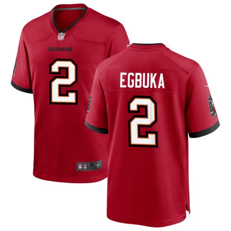 Men's '76 Tampa Bay Buccaneers #2 Emeka Egbuka Nike Red Player Game Jersey